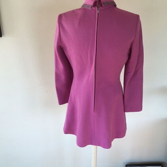 USA American Way wool leather pink top MP - Picture 3 of 8
